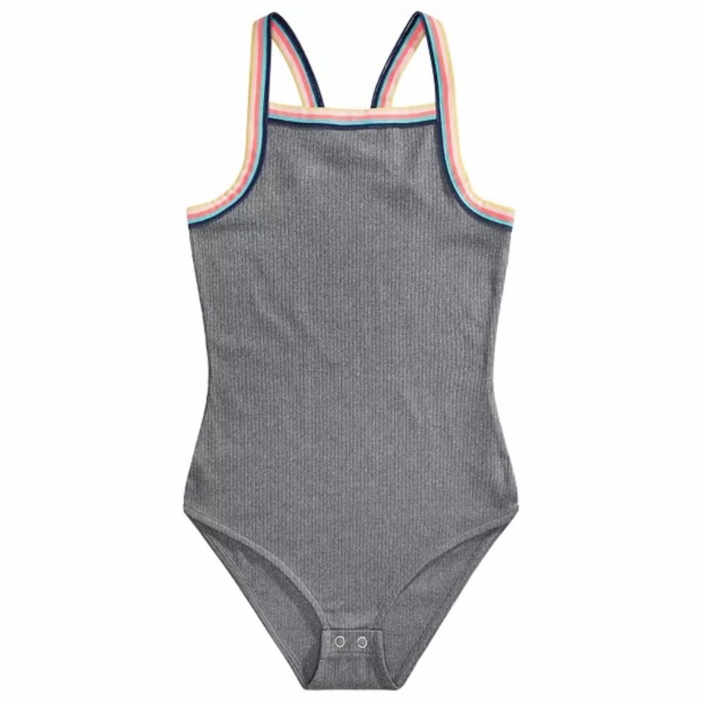 Grey tank bodysuit
